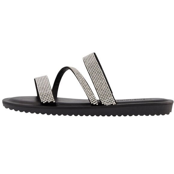 CUSHIONAIRE Vienna‎ Rhinestone slide sandal +Memory Foam size 9.5 New SOLD OUT - Picture 3 of 6